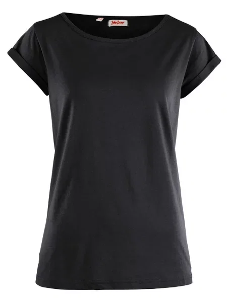 T-shirt z czystej bawełny czarna
