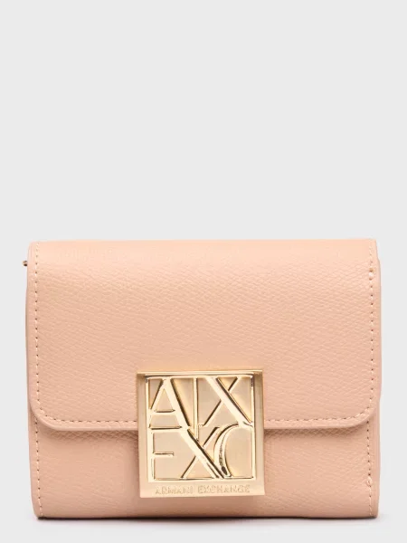 Гаманець Armani Exchange бежевий