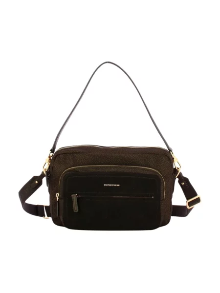 Torebka crossbody Borbonese brązowa