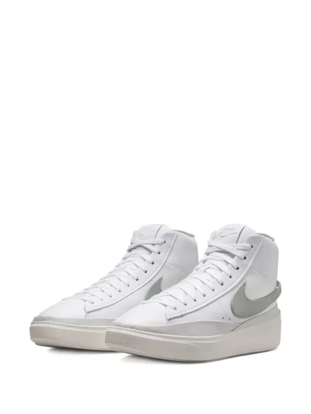 Sacou Nike din piele retro alb