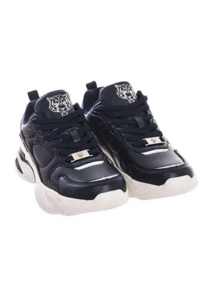 Sneakersy Plein Sport skórzane czarne