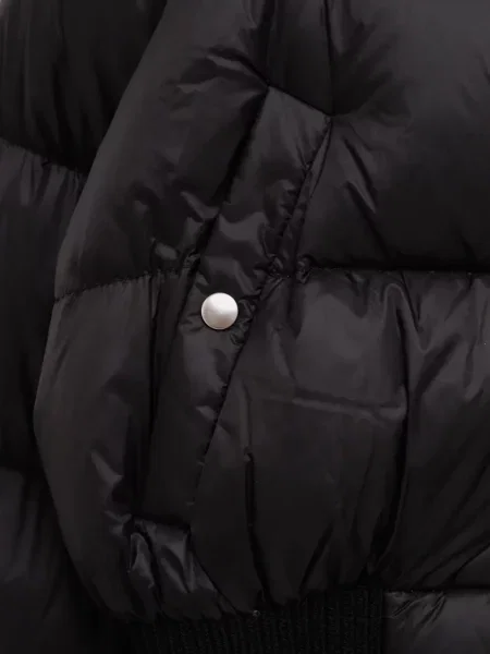 Geacă Rick Owens cu glugă negru