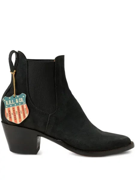 Botine Ralph Lauren Rrl din piele negru