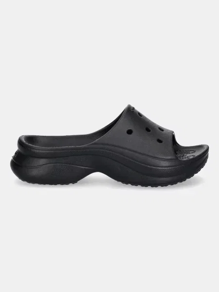 Шльопанці Crocs Bae Slide на платформі чорний