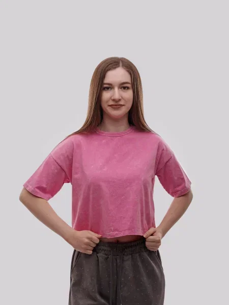 Футболка Lumo розовая