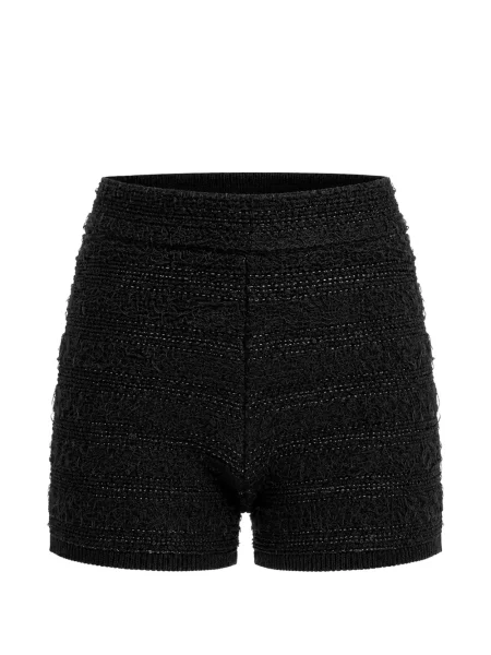 Pantaloni scurți Guess tricotate negru