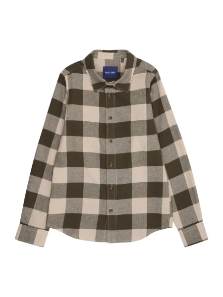Only & Sons Junior Cămașă OSJGUDMUND kaki / oliv