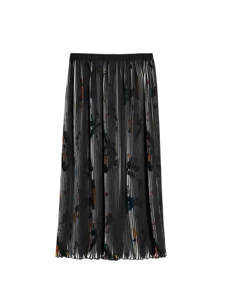 Desigual Fustă azur / roșu / negru alb