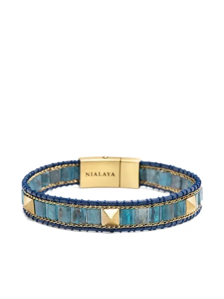 Гривна Nialaya Jewelry синьо