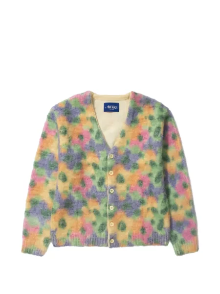 Cardigan Awake Ny cu model floral cu imagine galben