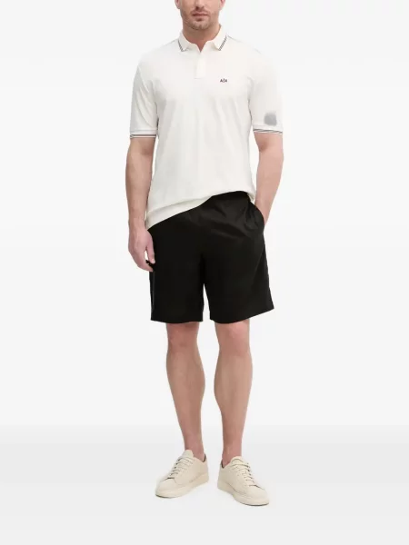 Шорти Armani Exchange с автограф черно