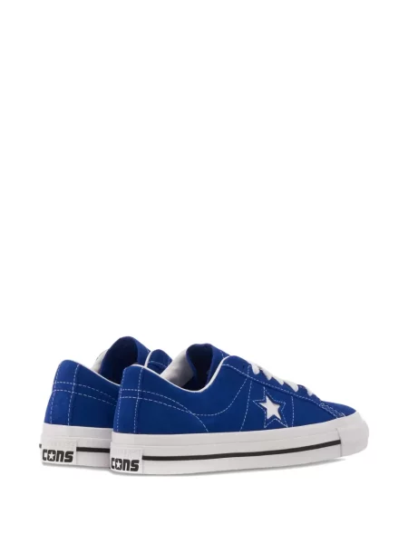 Sneakerși Converse One Star cu șireturi din dantelă maro