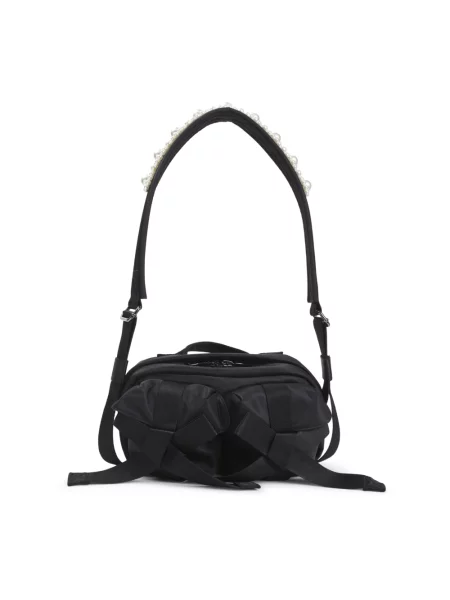 Torebka Simone Rocha z kokardką czarna