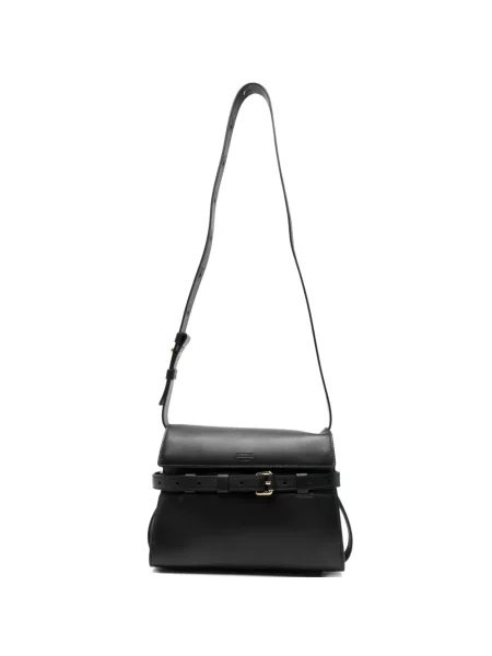 Geanta crossbody Moschino cu cataramă cu bretele negru