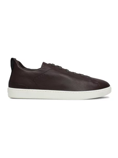 Sneakersy Churchs skórzane brązowe