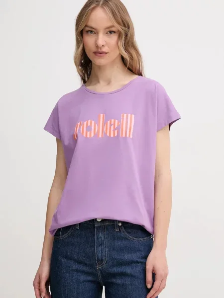 La Petite Française t-shirt TYFANY fioletowa