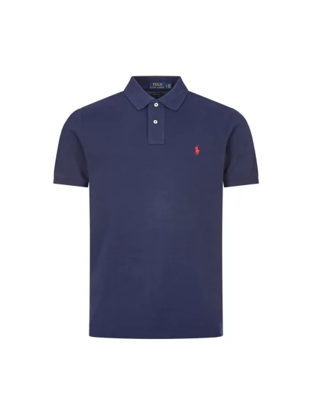 Polo Ralph Lauren polo granatowy gładki niebieska