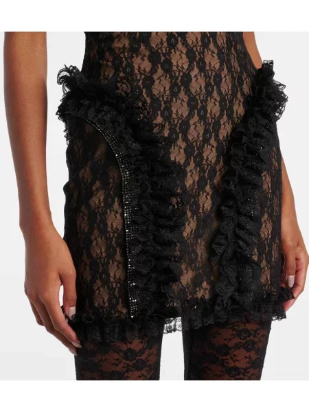 Rochie Self-portrait din dantelă negru