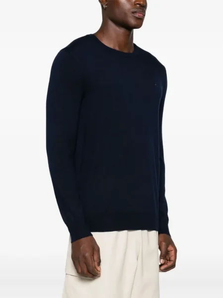 Șosete Polo Ralph Lauren cu broderie în carouri plisate albastru
