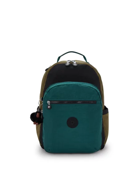 KIPLING Rucsac Seoul oliv / verde jad negru