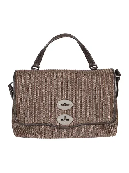 Torebka Zanellato skórzana brązowa