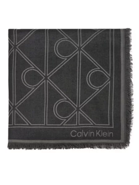 Calvin Klein Šalikas / juoda pilka