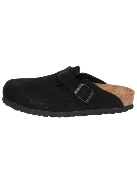 Sneakers Birkenstock Boston Soft Footbed Velvet Leather Black EUR 38 čierna