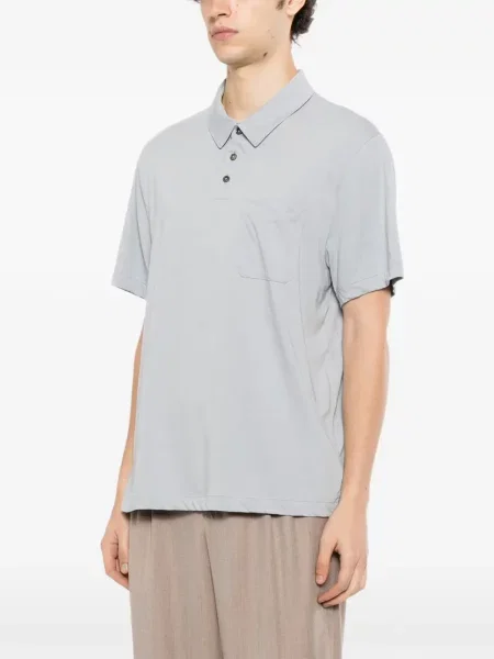 Tricou polo James Perse gri