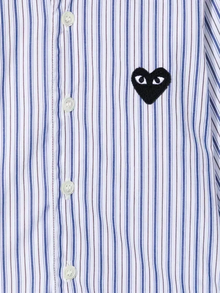Koszula dziecięca Comme Des Garcons Play niebieska