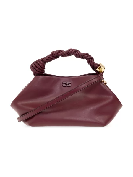 Torebka crossbody Ganni brązowa