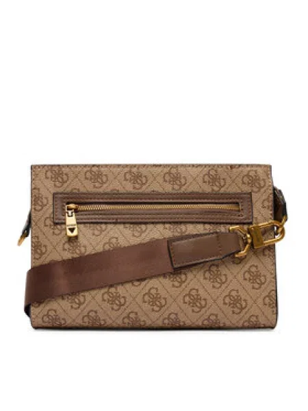 Válltáska Guess HMMILO bézs