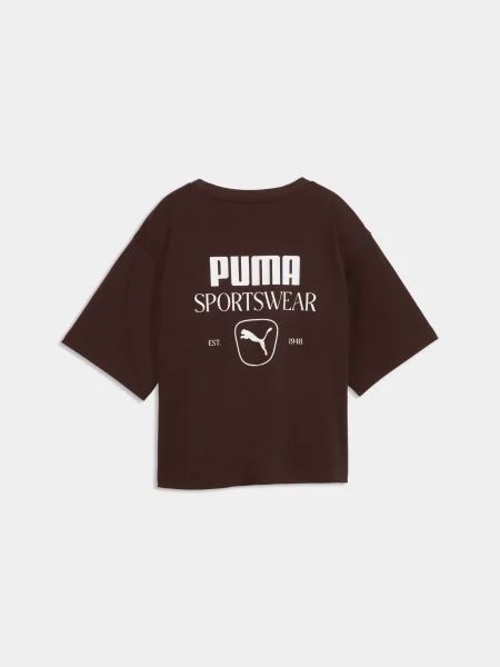 Футболка Puma коричневая