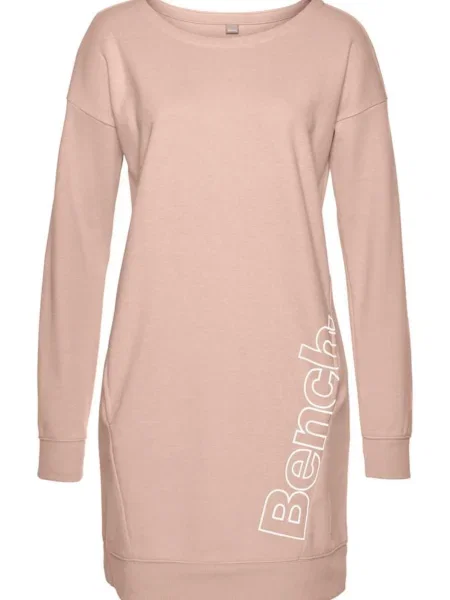 BENCH Obleka nude bela