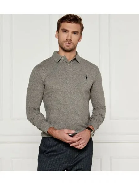 POLO RALPH LAUREN polo Basic Mesh gri