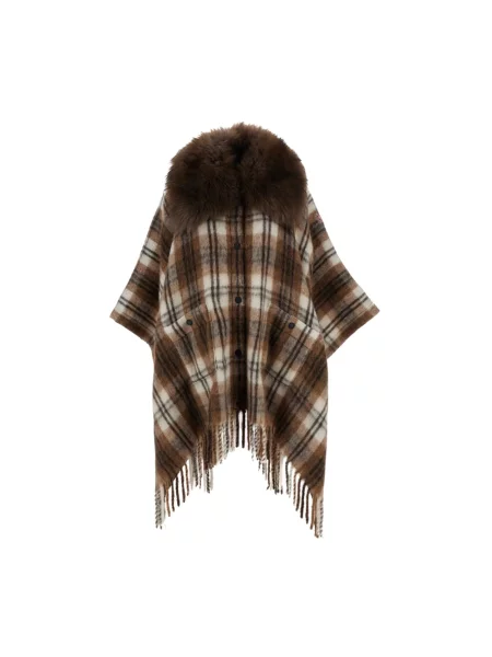 Kurtka Moncler wełniana brązowa