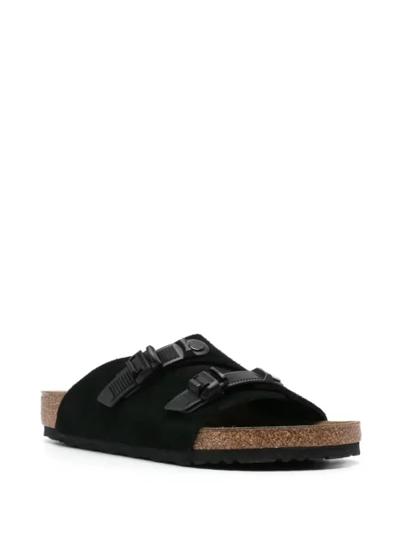 Zomšinės sandalai Birkenstock juoda
