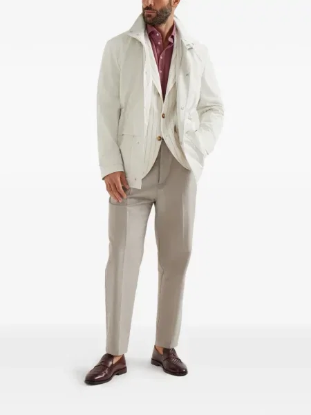 Polo Brunello Cucinelli lung roșu