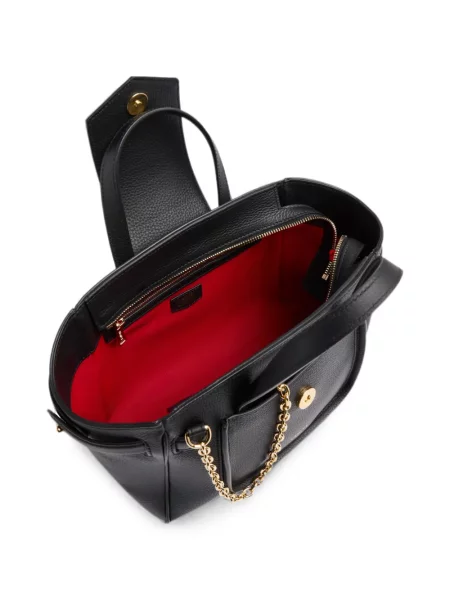 Geantă shopper Lancel din piele negru
