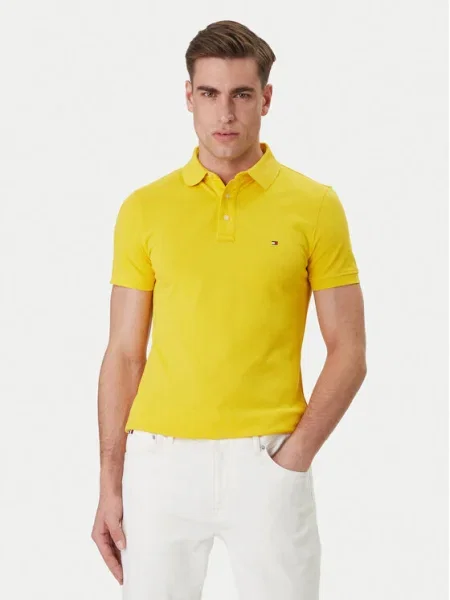 Tommy Hilfiger Tricou polo galben