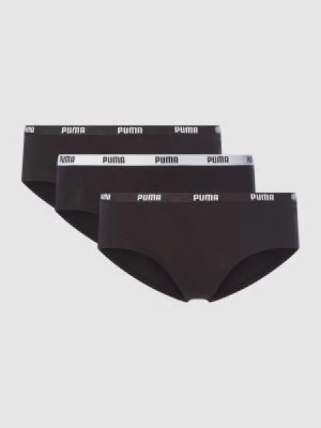 Figi Puma Hipster 3 sztuki XS czarne