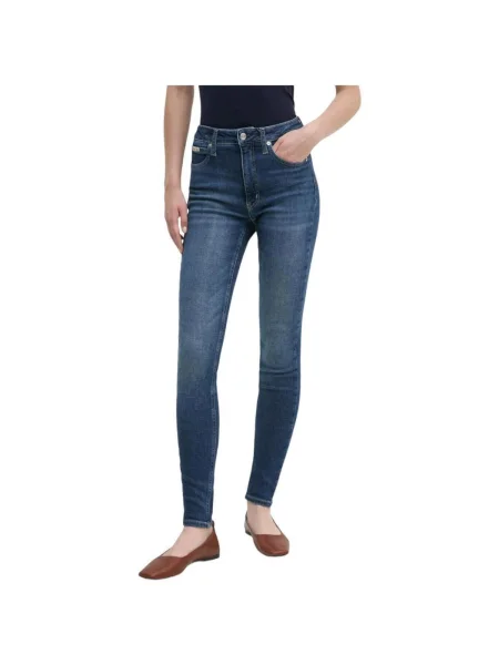 Blugi Calvin Klein Jeans albastru