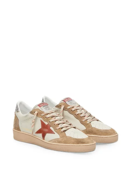 Велурени маратонки Golden Goose Ball Star червено