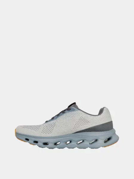 Кожаные кроссовки Skechers серые