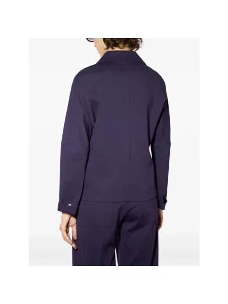 Dzianinowy sweter Liviana Conti fioletowy