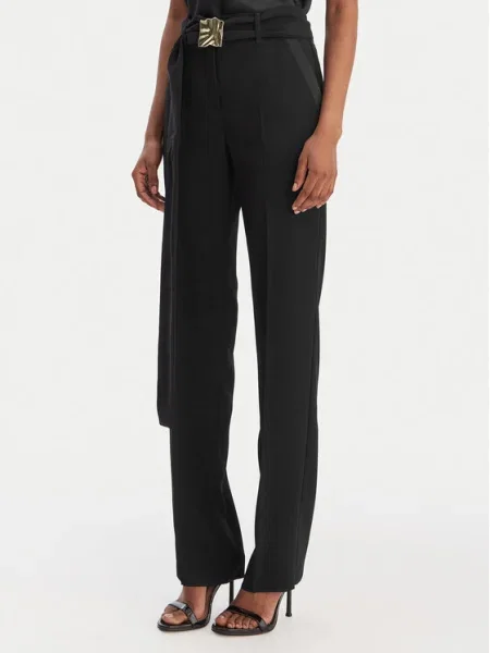 Marella Pantaloni chino Elica negru