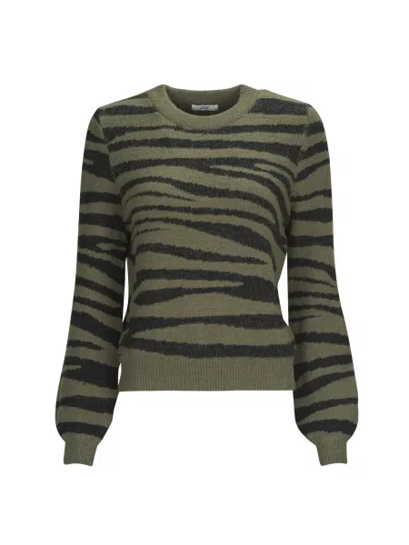 Pulover Jdy cu imprimeu animal print