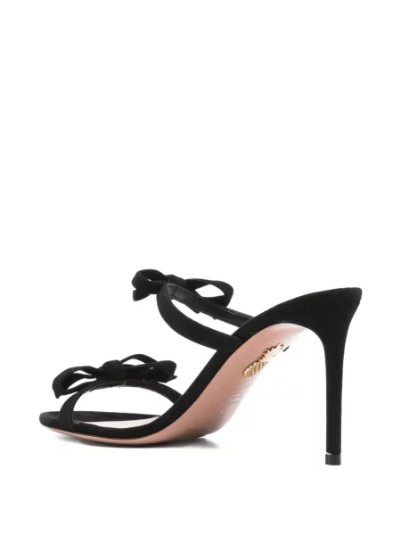 Сандали Aquazzura с панделка черно