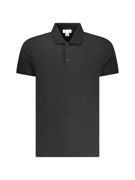 Scurt tricou polo Calvin Klein negru