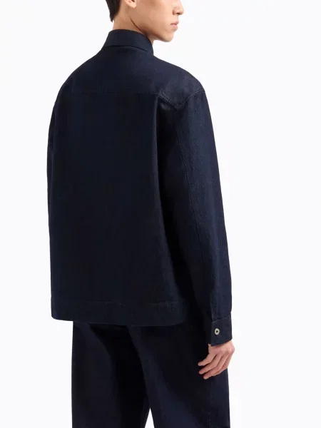 Джинсовая куртка Emporio Armani синяя