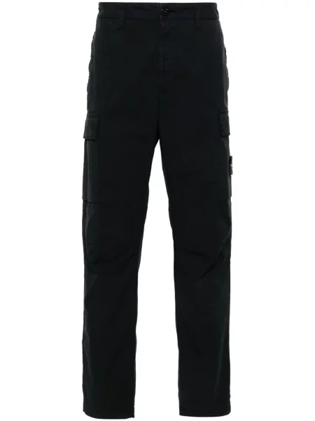 Pantaloni cargo Stone Island cu strasuri albastru